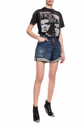 Distressed denim shorts, zdjęcie 2 Distressed denim shorts od Dsquared2